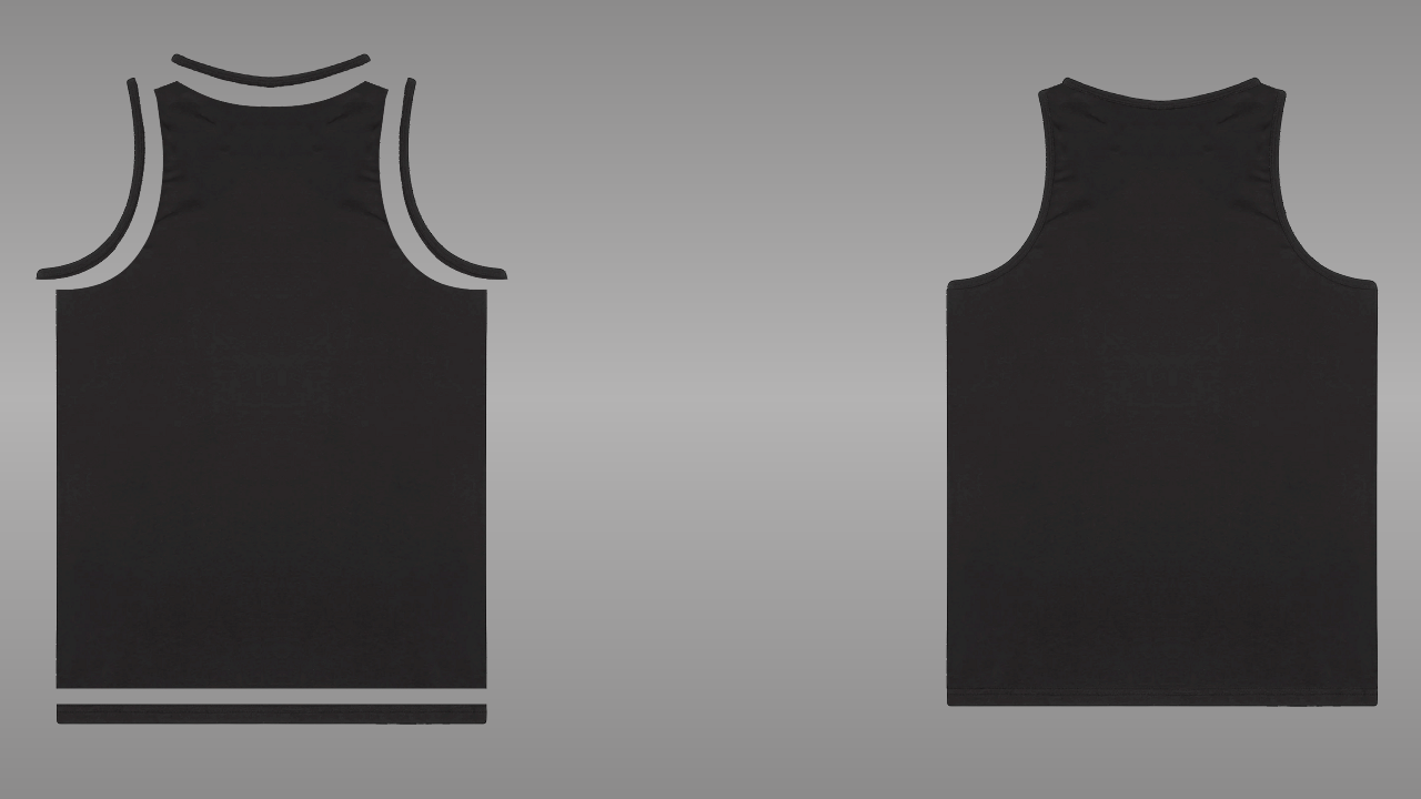 Tank top deconstructed - back