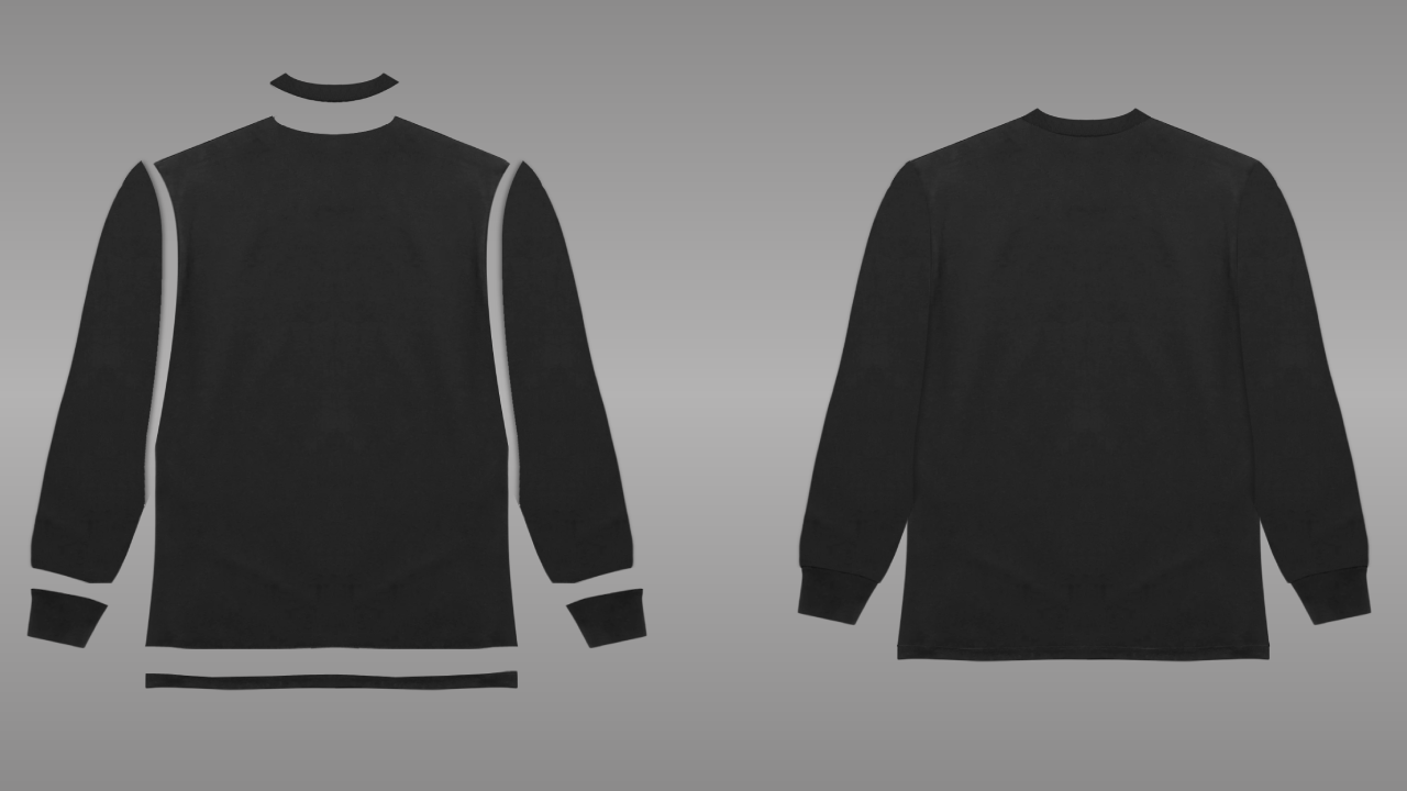 Long Sleeve Tee Mockup