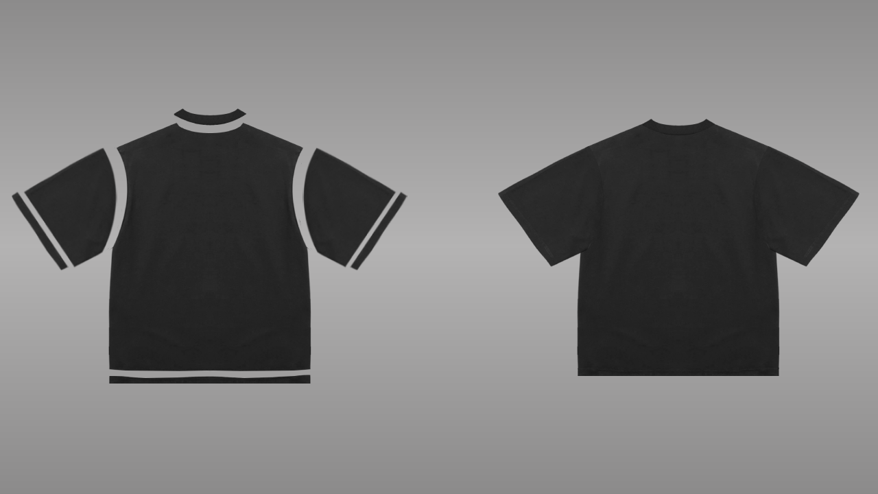 Boxy tee deconstructed - back