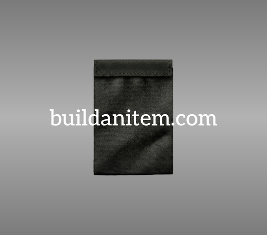 Texture: Black center fold label mockup PSD streetwear

