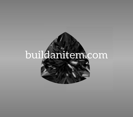 Appliqué: Black citrine gemstone mockup PSD streetwear
