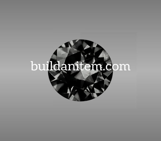 Appliqué: Black diamond gemstone mockup PSD streetwear
