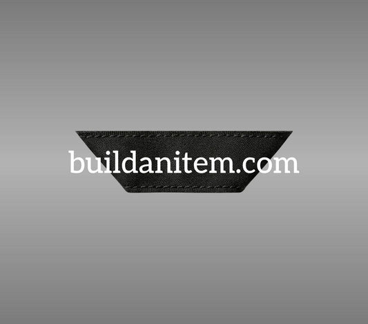 Texture: Black miter fold label mockup PSD streetwear
